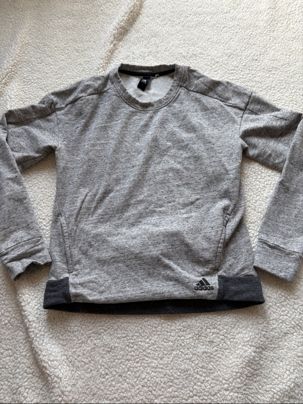 Adidas long sleeve fleece lined top